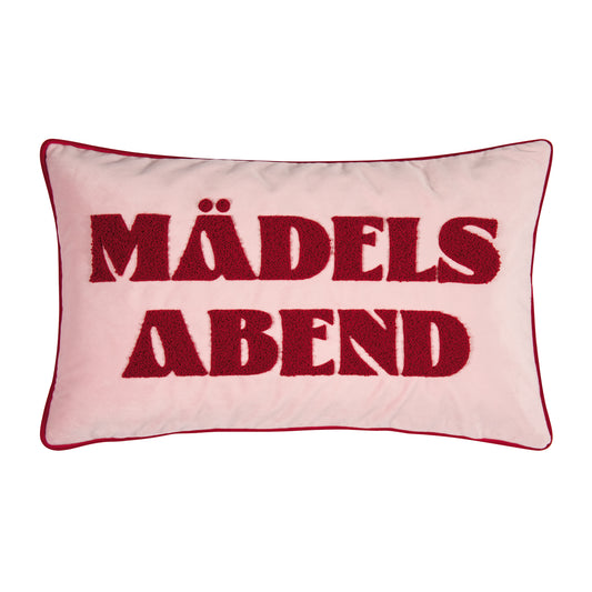 padconcept Kissenhülle Letters MÄDELSABEND 30x50 rot