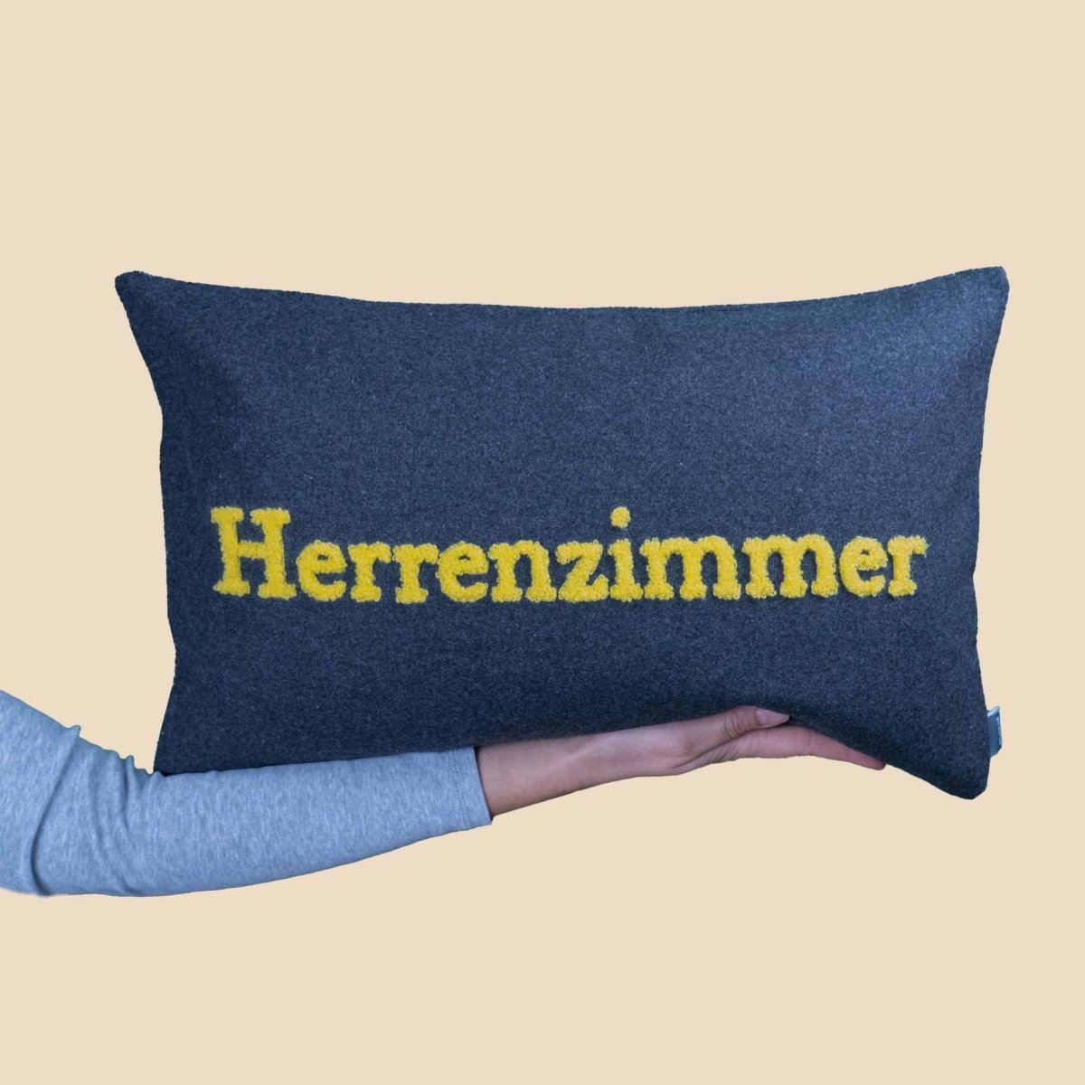 padconcept Kissenhülle HERRENZIMMER 30x50 anthrazit